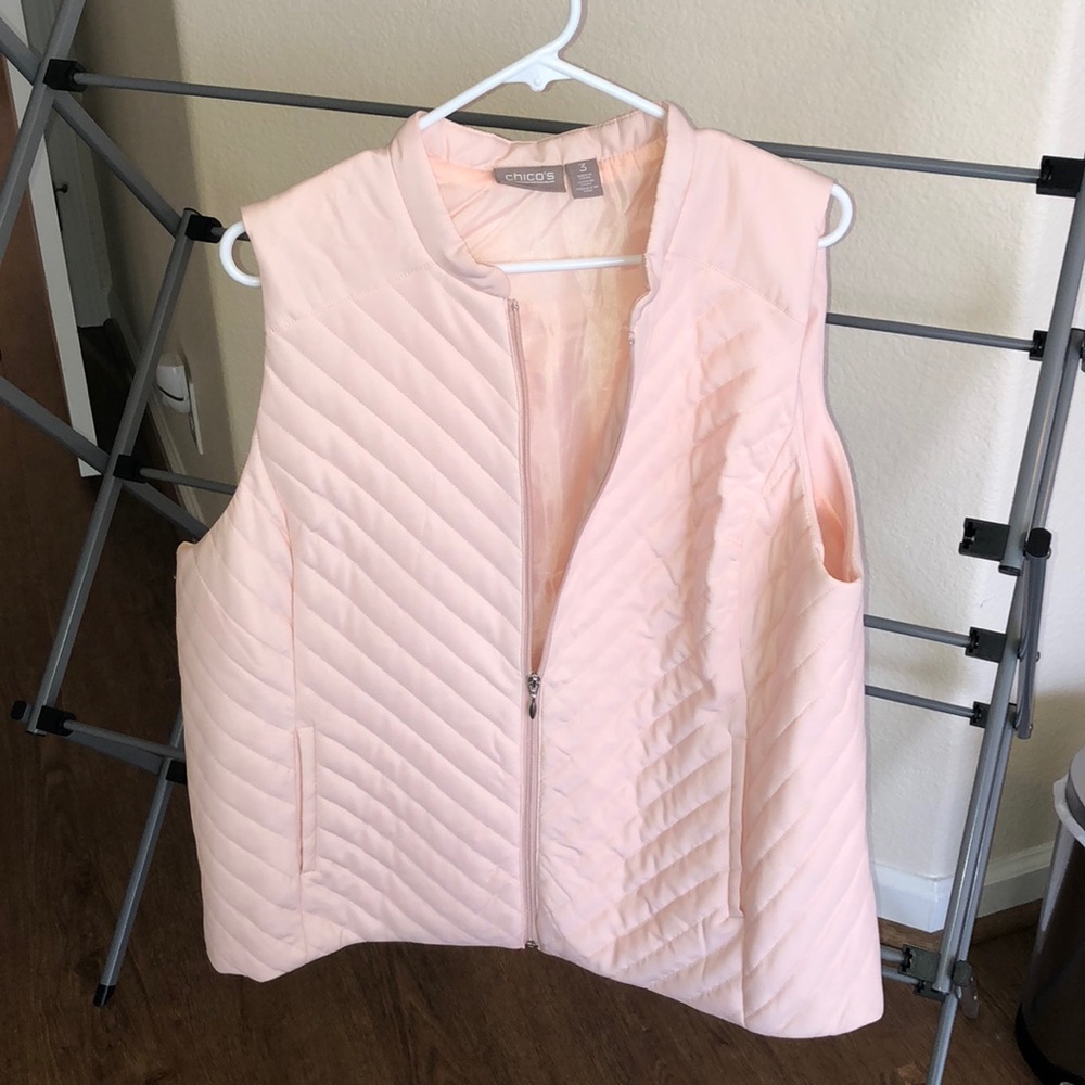 Pink Chico’s vest